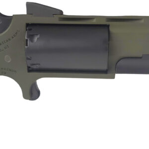 North American Arms NAATGHCB Green Huntsman Conversion 22 LR/22 Mag 5rd 2" Heavy Vent Rib Barrel, OD Green Cerakote Steel Frame, Matte Black Cylinder, Black Cobblestone Rubber Grip