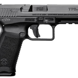 Canik HG4865N TP9SF Full Size 9mm Luger 18+1 4.46" Black Nitride Match Grade Barrel, Black Cerakote Serrated Steel Slide & Polymer Frame w/Picatinny Rail, Black Interchangeable Backstrap Grip