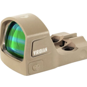 Viridian 9810143 RFX15 Flat Dark Earth 1 x 17 mm x 24 mm 3 MOA Green Dot Shield/Picatinny