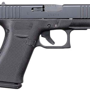 Glock UX4350201FR G43X  Sub-Compact Frame 9mm Luger 10+1 3.41" Black GMB Barrel, Black nDLC Front Rail/Serrated Steel Slide, Black Polymer Frame w/Beavertail, Black Textured Grip, Ambidextrous