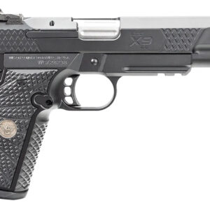 Wilson Combat 2EDCXLPR9 EDC X9 2.0 Compact Frame 9mm Luger 15+1 5" Steel Barrel, Black Armor-Tuff Serrated Stainless Steel Slide, Aluminum Frame w/Picatinny Rail, Black G10 Starburst Grip