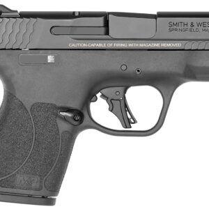 Smith & Wesson 14203 M&P Shield Plus  Micro-Compact Frame 9mm Luger 10+1 3.10" Black Armornite Steel Barrel & Serrated Slide, Black Polymer Frame, Black Polymer Grip, Thumb Safety