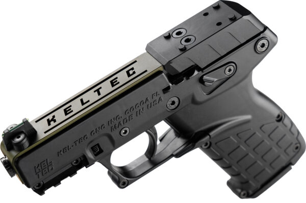 Close-up of Kel-Tec firearm pistol