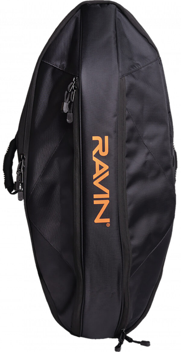 Black Ravin crossbow case with zippers and handles.
