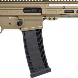 CMMG 94AC80FCT Dissent BR4 *CA Compliant 9mm Luger 10+1 16.10" Coyote Tan Cerakote Aluminum Receiver, Magpul SGA Stock, Zeroed Drop-In Single Stage Trigger