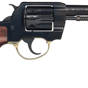 Henry H016BD   22 LR 10rd 4" Blued Blued Polished Birdshead Walnut Grip Transfer Bar Safety