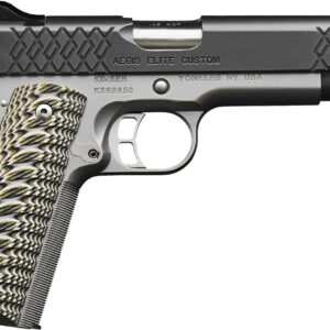 Kimber Mfg.,inc 3000350 Aegis Elite Custom 9mm 9+1 5" Matte Black KimPro II Front Serrations Stainless Steel Slide G-10 Grip