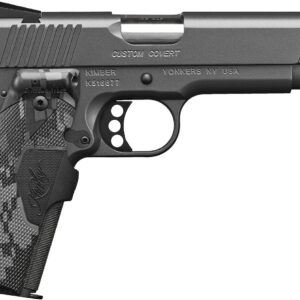 Kimber Mfg.,inc 3000235 Custom 45 ACP 7+1 5" Stainless Front Serrations Charcoal Gray/KimPro II Slide Charcoal Gray/KimPro II Crimson Trace Urban Camouflage Grip