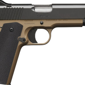 Kimber Mfg.,inc 3000460 Custom LW 45 ACP 8+1 5" Black FDE Black Textured Grip