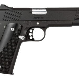 Kimber Mfg.,inc 3700596 Custom LW Nightstar 9mm 9+1 5" Front Serrations Steel Slide Black Smooth/Checkered Black/Gray Laminate Grip