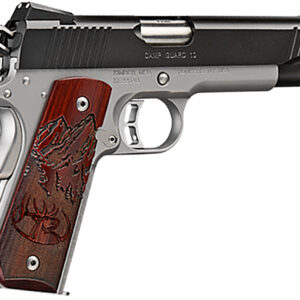 Kimber Mfg.,inc 3000233   10mm 8+1 5" Front Serrations Stainless Steel Slide Satin Silver Round Heel Rosewood Grip