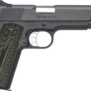 Kimber Mfg.,inc 3200335 Custom TLE II  45ACP 7+1 5" Matte Black Front Serrations Steel Slide Aggressively Textures G-10 Grip