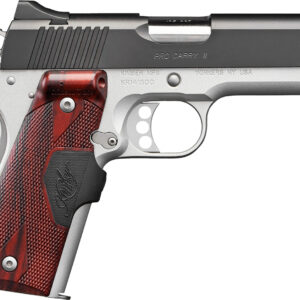 Kimber Mfg.,inc 3200388 Pro Carry II Two-Tone LG 45 ACP 7+1 4" Black Matte Silver Rosewood w/ Integrated Laer Grip