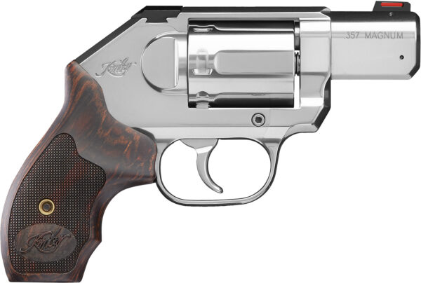 Kimber Mfg.,inc 3400009CA K6S DCR (CA) 357 Mag 6rd 2" Satin Silver Serrated Backstrap Laminated Wood/Kimber logo Grip
