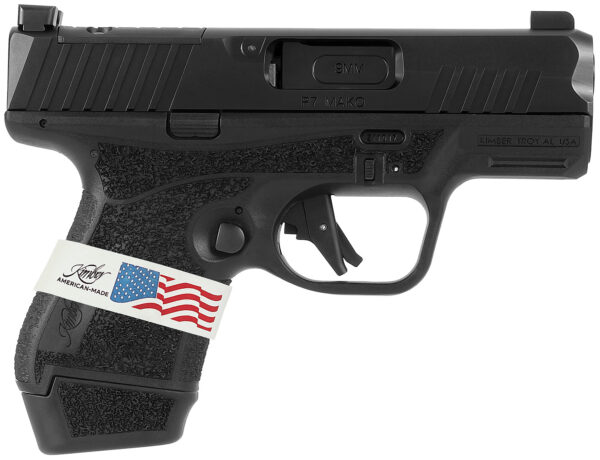 Kimber Mfg.,inc 3800004 R7 Liberty OR  9mm 11+1 3.37" FNC Stainless Steel Slide Molded Stippling