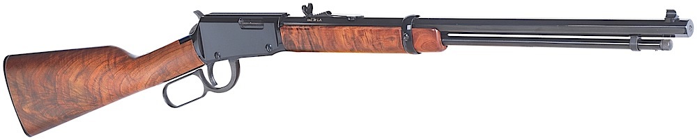 Henry H001T Frontier  22 LR 16 LR/21 Short 20" Octagon Barrel, Black Metal Finish & American Walnut Stock
