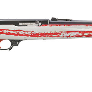 Ruger 31207 10/22  22 LR 10rd 18.50" Satin Black American Flag Camo Synthetic Stock