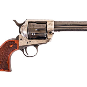 Cimarron PP400LSFW Frontier  357 Mag 6rd 4.75" Blued Old Silver Engraved