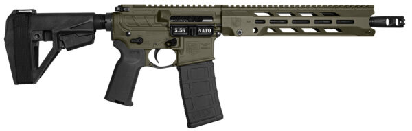 Diamondback DB1984K101 DB15 Obsidian 5.56 NATO 30+1 11.50" Black Nitride 11" M-LOK Handguard SBA5 Brace Magpul MOE K2 Grip