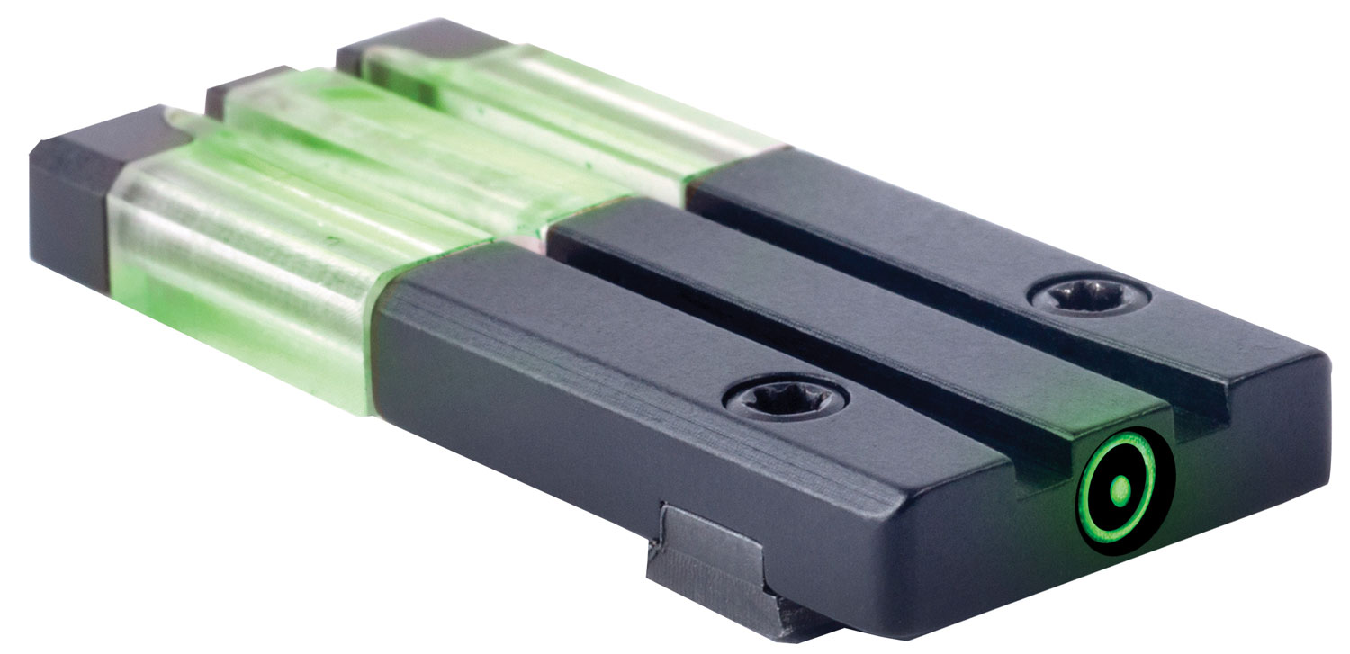 Meprolight USA 631013108 FT Bullseye Rear Sight  Green Tritium/Fiber Optic Glock  Except MOS