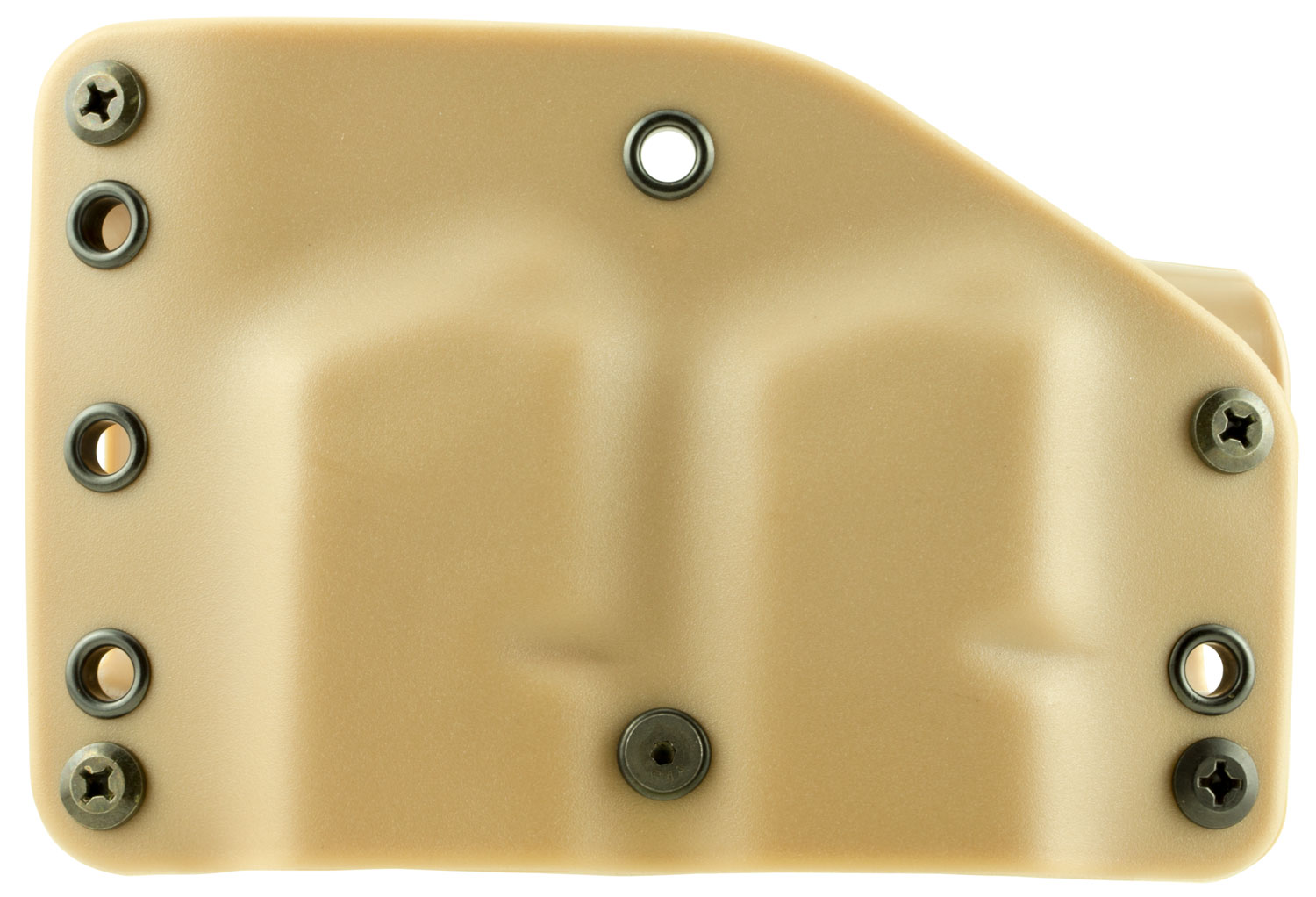 Stealth Operator H60067 Twin Mag  OWB Double Coyote Tan Nylon Belt Clip Belts 1.75" Wide Right Hand