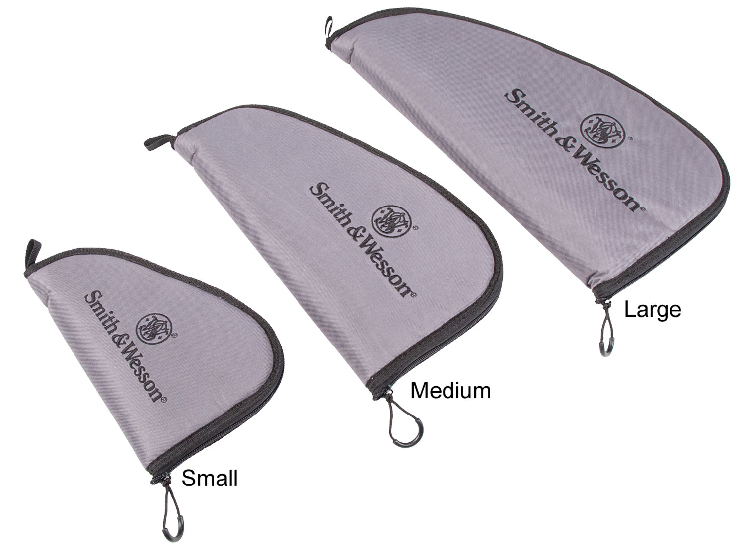 Small, medium, large Smith & Wesson gun cases