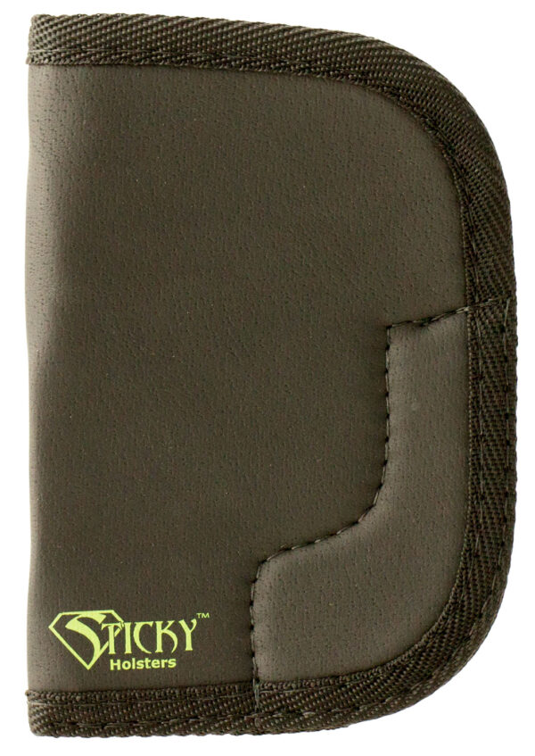 Sticky Holsters MD6 MD-6  Black/Green Latex Free Rubber Fits Ruger SP101 Ambidextrous