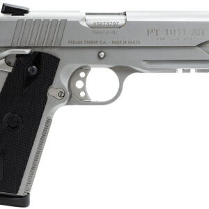 Taurus 1191109SS1 1911  45 ACP 8+1 5" Barrel, Overall Matte Stainless Steel Finish, Picatinny Rail/Beavertail Frame, Serrated Slide & Checkered Polymer Grip Includes 2 Mags