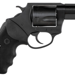 Charter Arms 63520 Mag Pug  Large 357 Mag, 5 Shot 2.20" Black Nitride Steel Barrel, Cylinder & Frame w/Black Finger Grooved Rubber Grip