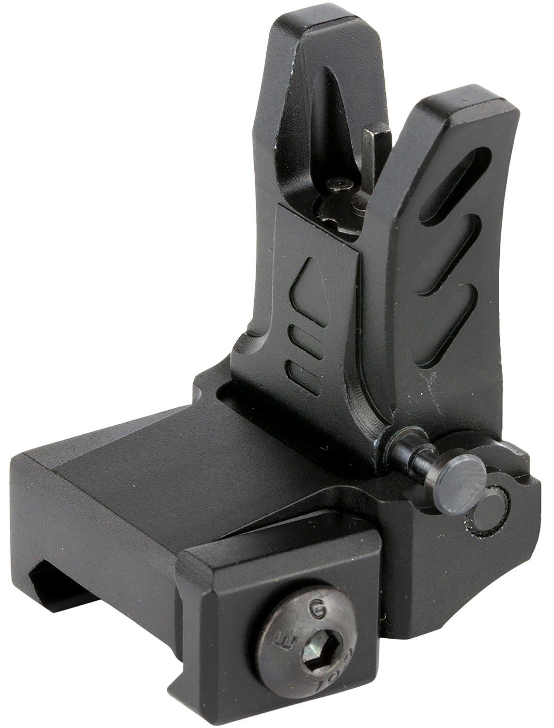 UTG MNT755 UTG Accu-Sync Flip-Up Front Black AR-15 AR Platform Flip Up Back Up Front Sight