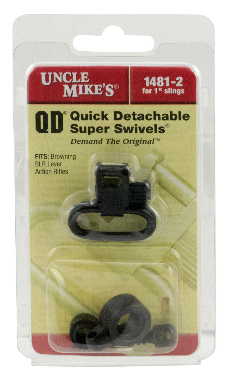 Uncle Mike's 14812 Super Swivel  Quick Detach 115 BLR Blued 1" Loop for Browning BLR (Does Not Fit BLR Lightening)