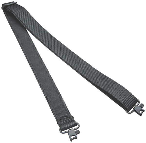 Butler Creek 26923 Mountain Rifle/Shotgun Sling Black Nylon Webbing 48" OAL 1.25" Wide Adjustable Design & QD Swivels