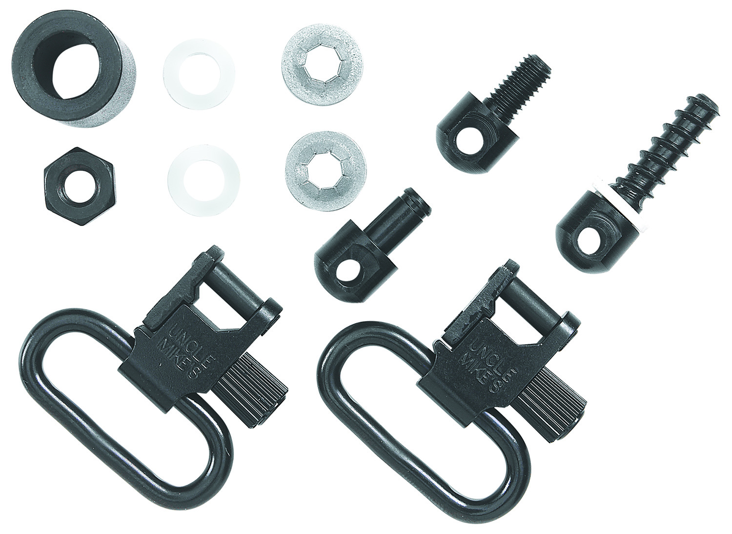 Uncle Mike's 12312 Super Swivel  Quick Detach 115 MCS Blued 1" Loop  Compatible w/Most Pump & Auto Shotguns