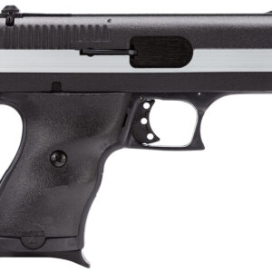 Hi-Point CF380 CF  380 ACP 8+1, 3.50" Black Steel Barrel, Black Powder Coated/Chrome Serrated Steel Slide, Black Polymer Frame & Grip