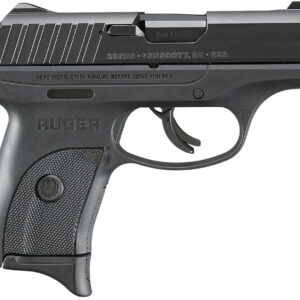 Ruger 3283 EC9s  9mm Luger 7+1 3.12" Black Oxide Steel Barrel, Black Oxide Serrated Steel Slide, Black Polymer Frame, Black Polymer Grip