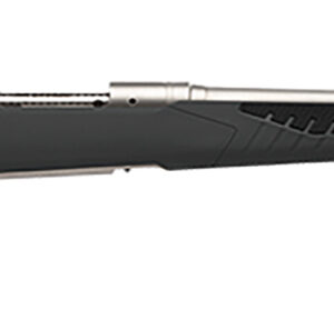 Savage Arms 57054 110 Storm 7mm Rem Mag 3+1 24", Matte Stainless Metal, Gray Fixed AccuStock with Accufit