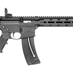 Smith & Wesson 10208 M&P15-22 Sport 22 LR Caliber with 25+1 Capacity, 16.50" Barrel, Matte Black Metal Finish & 6 Position CAR Black Synthetic Stock Right Hand