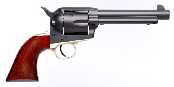 Colt single-action revolver, six-shot, wooden grip