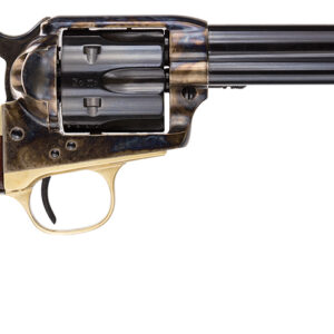 Taylors & Company 550847 Ranch Hand  45 Colt (LC) Caliber with 5.50" Blued Finish Barrel, 6rd Capacity Blued Finish Cylinder, Color Case Hardened Finish Steel Frame & Walnut Grip
