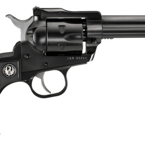 Ruger 0623 Single-Six Convertible 22 LR/22 WMR 6rd 4.62" Blued Alloy Steel Barrel, Cylinder & Frame, Black Checkered Rubber Grip Transfer Bar Safety, Exposed Hammer