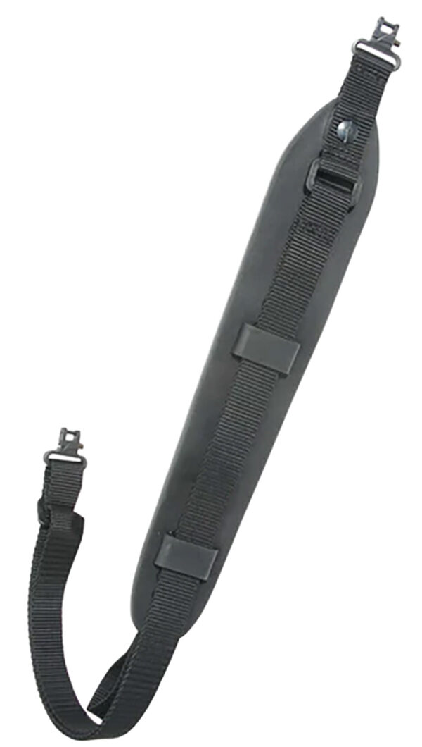 Outdoor Connection SGSS20970 Super Grip Sling with Talon QD Swivels 2.25" W x 32" L Padded Black Rubber Padding with Nylon Strap for Rifle/Shotgun