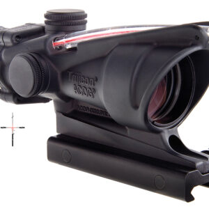 Trijicon 100233 ACOG  Black Hardcoat Anodized 4x32mm Illuminated Red Crosshair .223/5.56 BDC Reticle