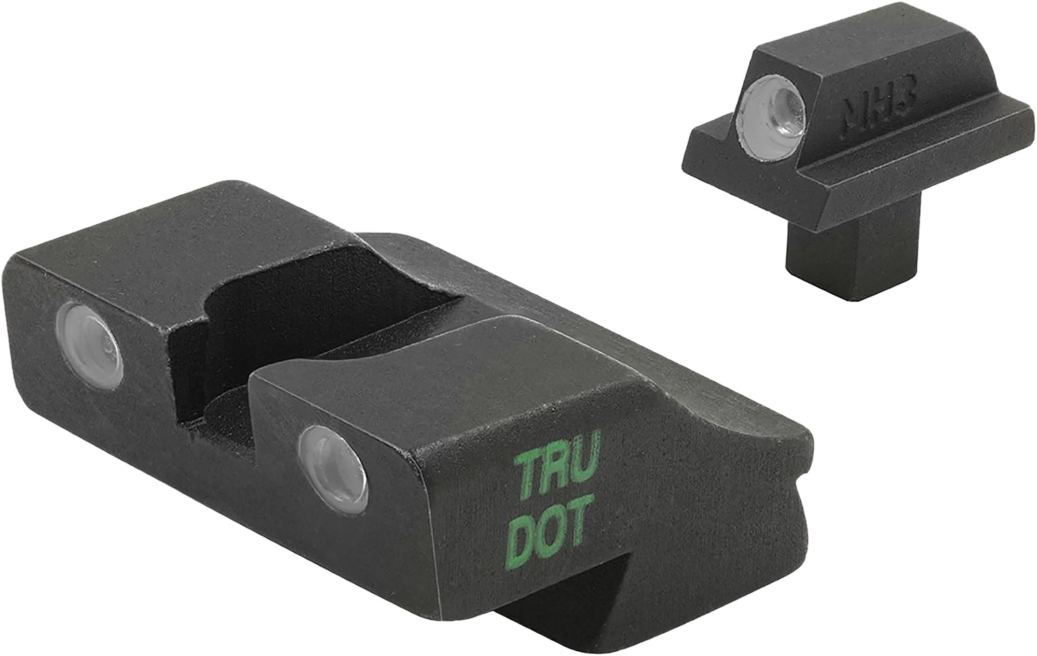 Meprolight USA 107763101 Tru-Dot  Green Tritium White Outline Front Sight-Green Tritium White Outline Rear Sight Colt 1911 Government/Commander