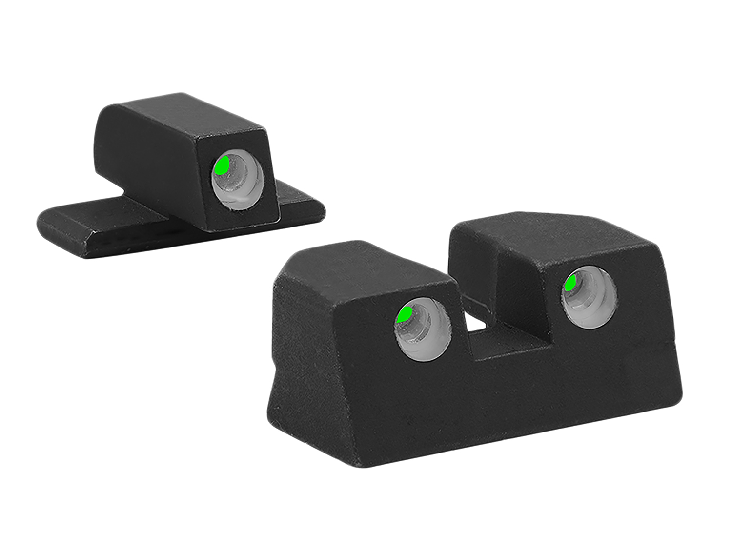 Meprolight USA 101103101 Tru-Dot  Green Tritium White Outline Front Sight-Green Tritium White Outline Rear Sight Sig Sauer P-Series
