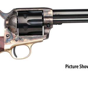 Taylors & Company 550835 Ranch Hand  45 Colt (LC) Caliber with 4.75" Blued Finish Barrel, 6rd Capacity Blued Finish Cylinder, Color Case Hardened Finish Steel Frame & Walnut Grip
