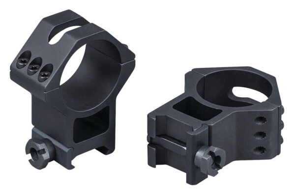 Scope mount rings for rifles or optics