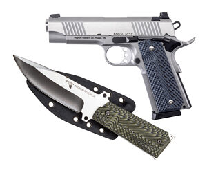 DE 1911 45ACP 4.33" 8RD SS FS W/KNFE