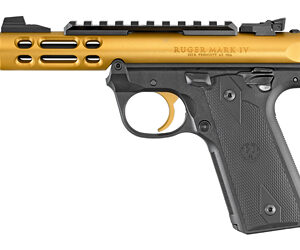 RUGER MRK IV LITE 22LR 4.4" GLD 10RD