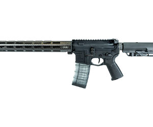 Semi-automatic rifle with a tactical stock