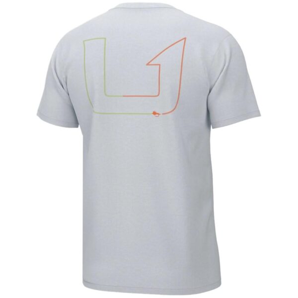 Huk Fly Line Short Sleeve Shirt White M